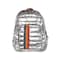 Sydney Paige X Bazic Products RALEIGH Puff Backpack, 18in., Silver Rainbow 1115 - alternate 1